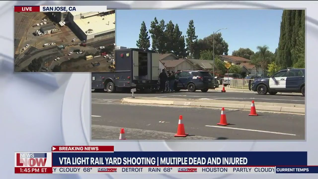Horrific Tragedy: 9 dead including gunman - Police update after mass shooting at VTA light rail yard