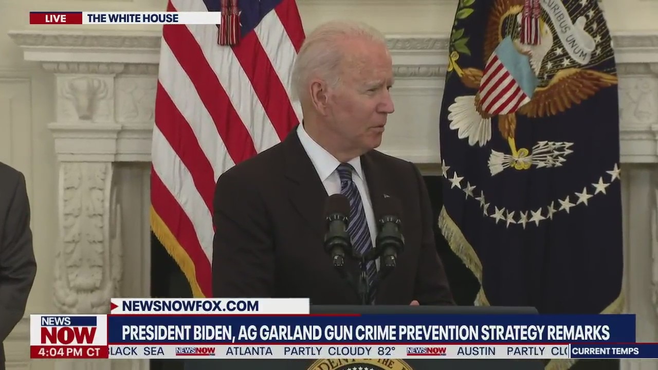 Joe Biden calls for gun control amid surge in crime | NewsNOW From FOX