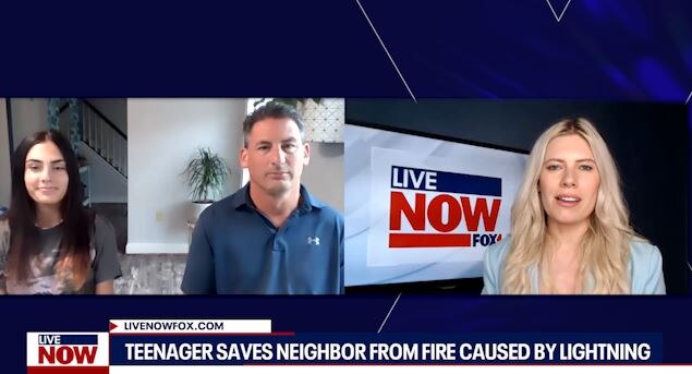 FULL INTERVIEW: Isabella Marlin saved neighbor's life from fire started by lightning