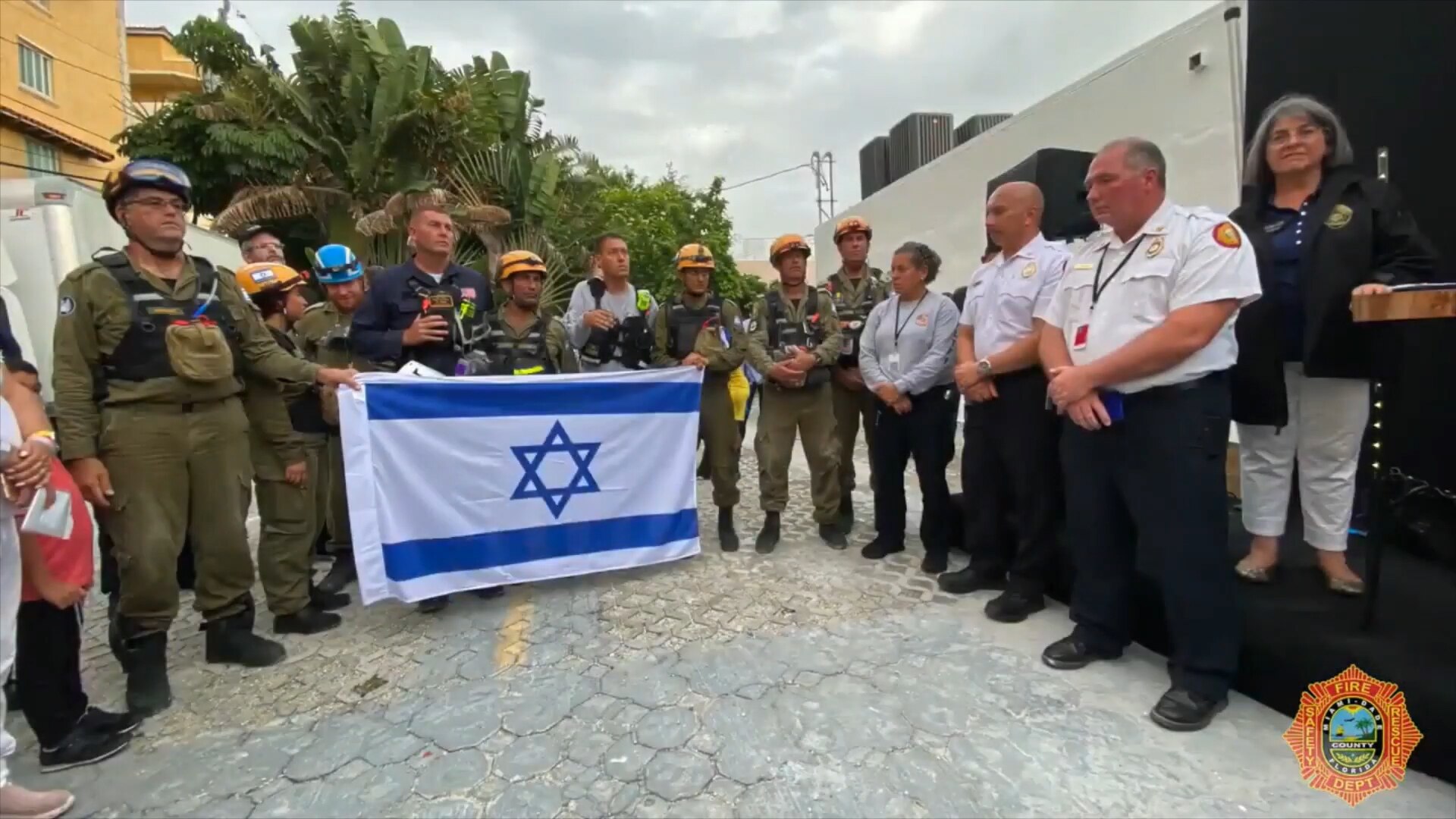 Miami honor Israel Defense Forces rescue team ahead of their departure