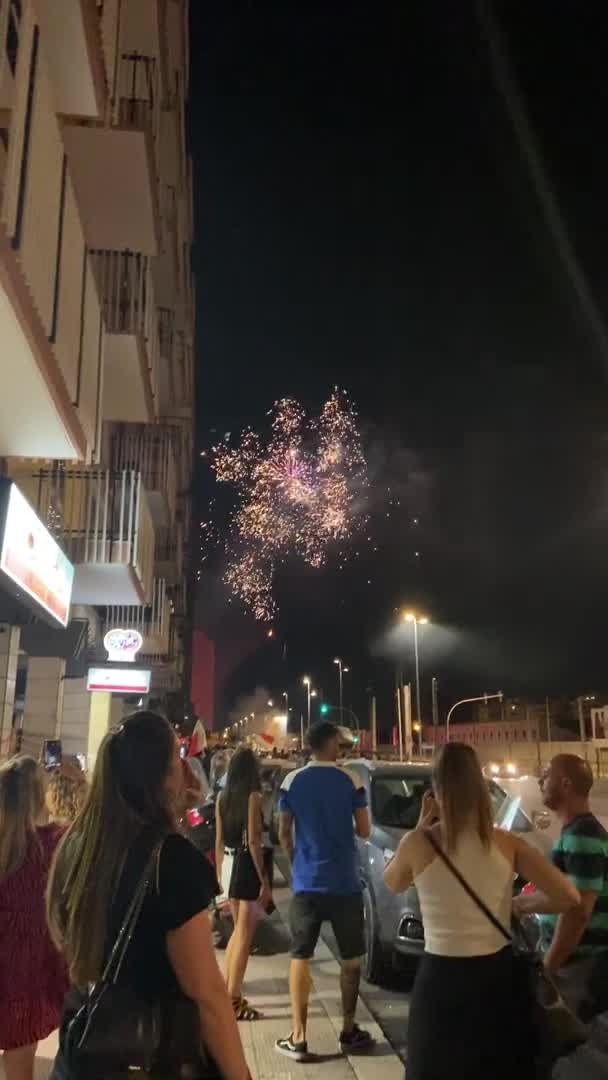 Italians Celebrate Euro 2020 Victory With Fireworks
