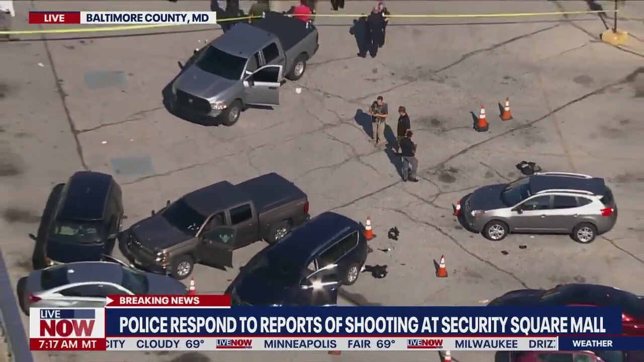 2 officers shot outside Maryland mall