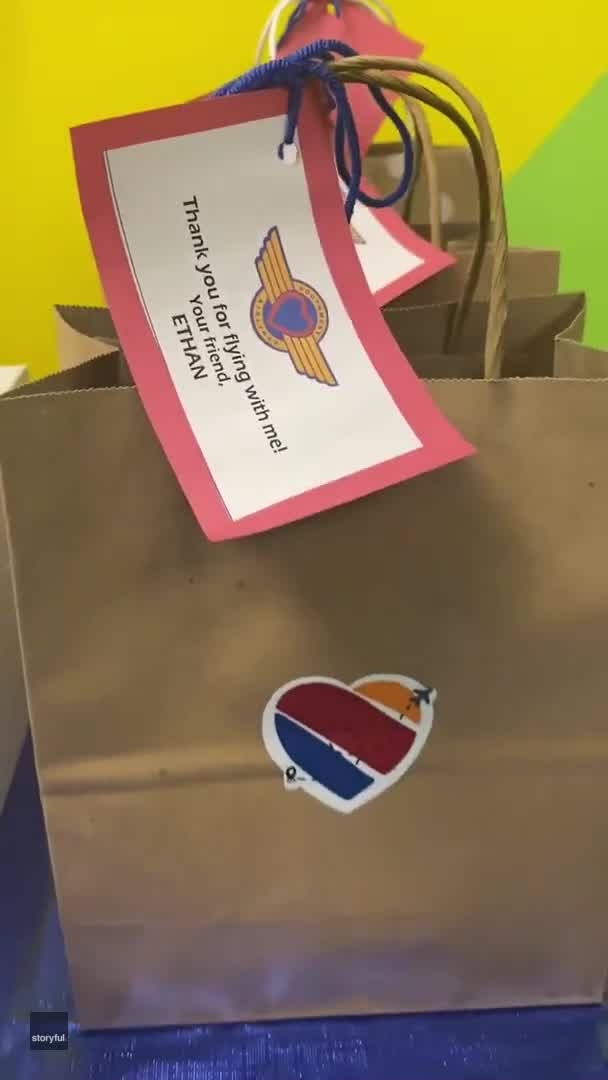 Mom throws Southwest Airlines themed birthday for son