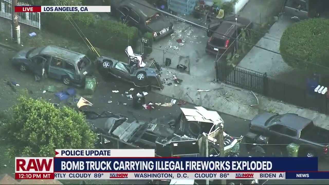 South LA firework explosion update on investigation and victim resource center I LiveNOW from FOX