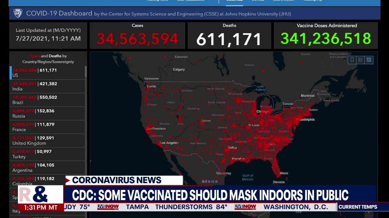 CDC issues new mask guidelines for vaccinated people | LiveNOW From FOX