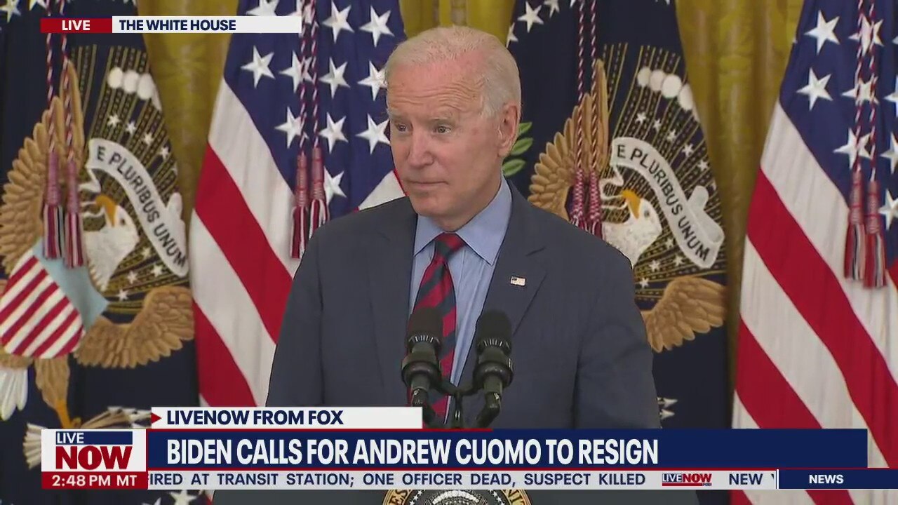 President Biden calls on Andrew Cuomo to resign, no word on if he will