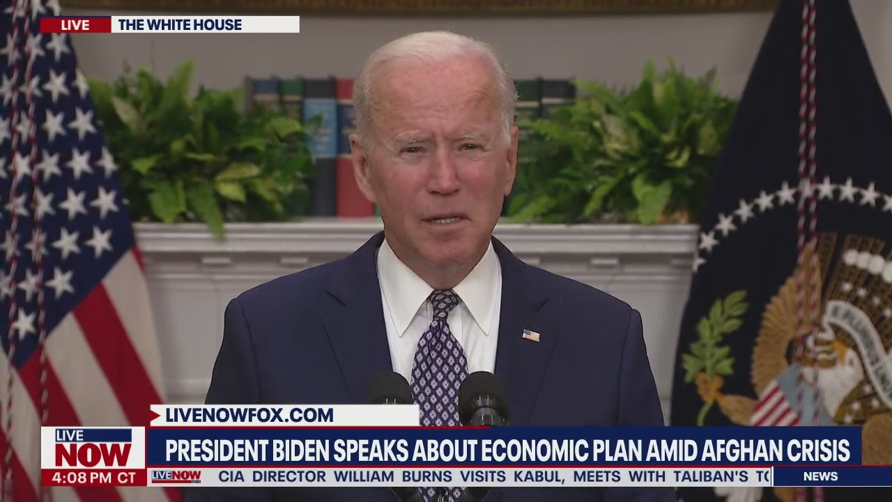 President Biden updates Americans on ongoing evacuations in Afghanistan