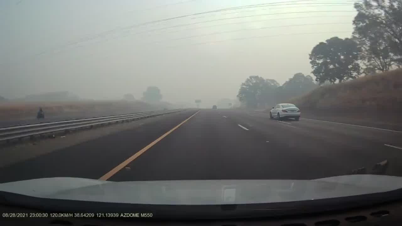 Hazardous Wildfire Smoke Fills Sky Near Sacramento