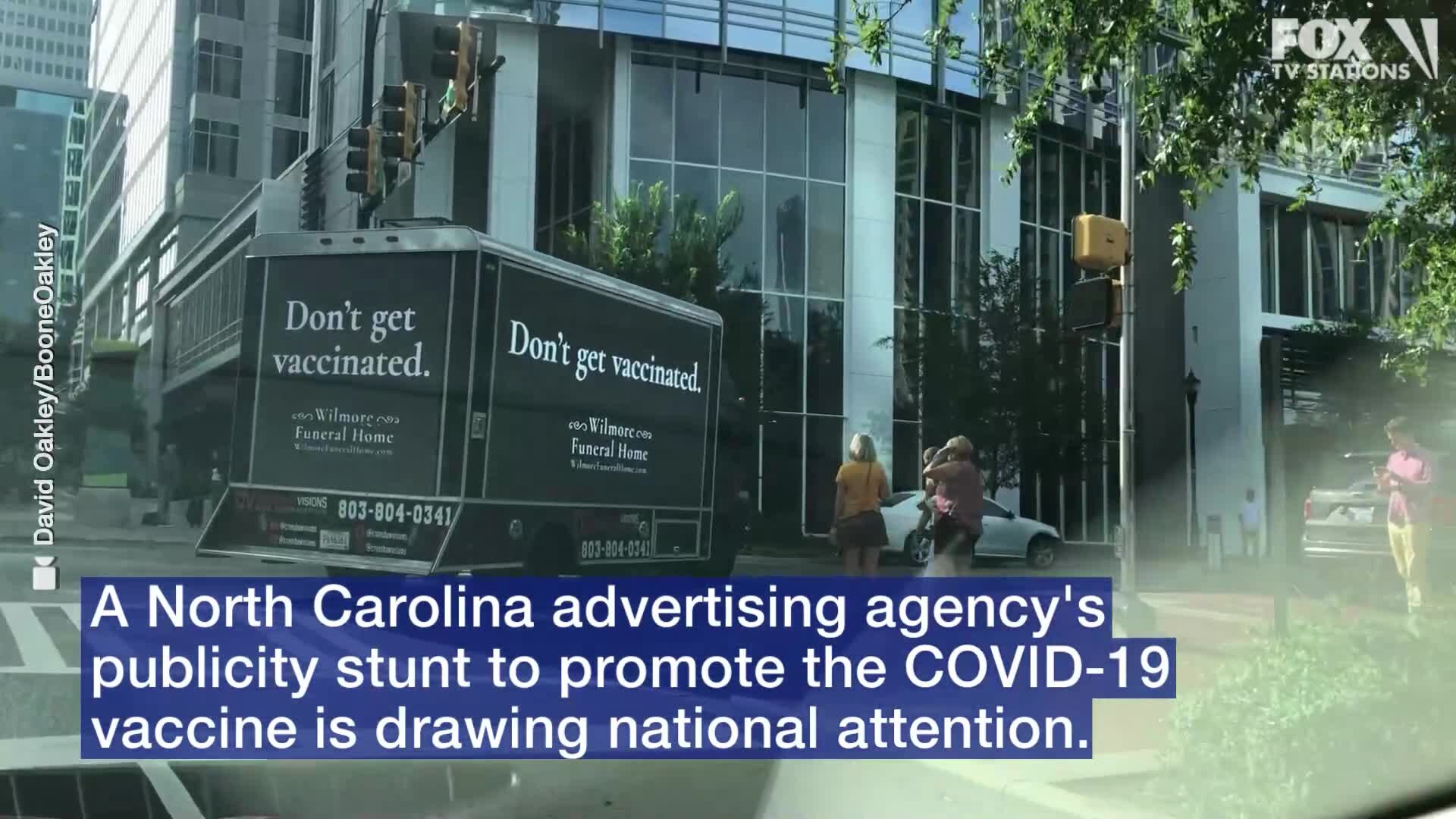 Fake funeral home ad pushes COVID-19 vaccinations in North Carolina