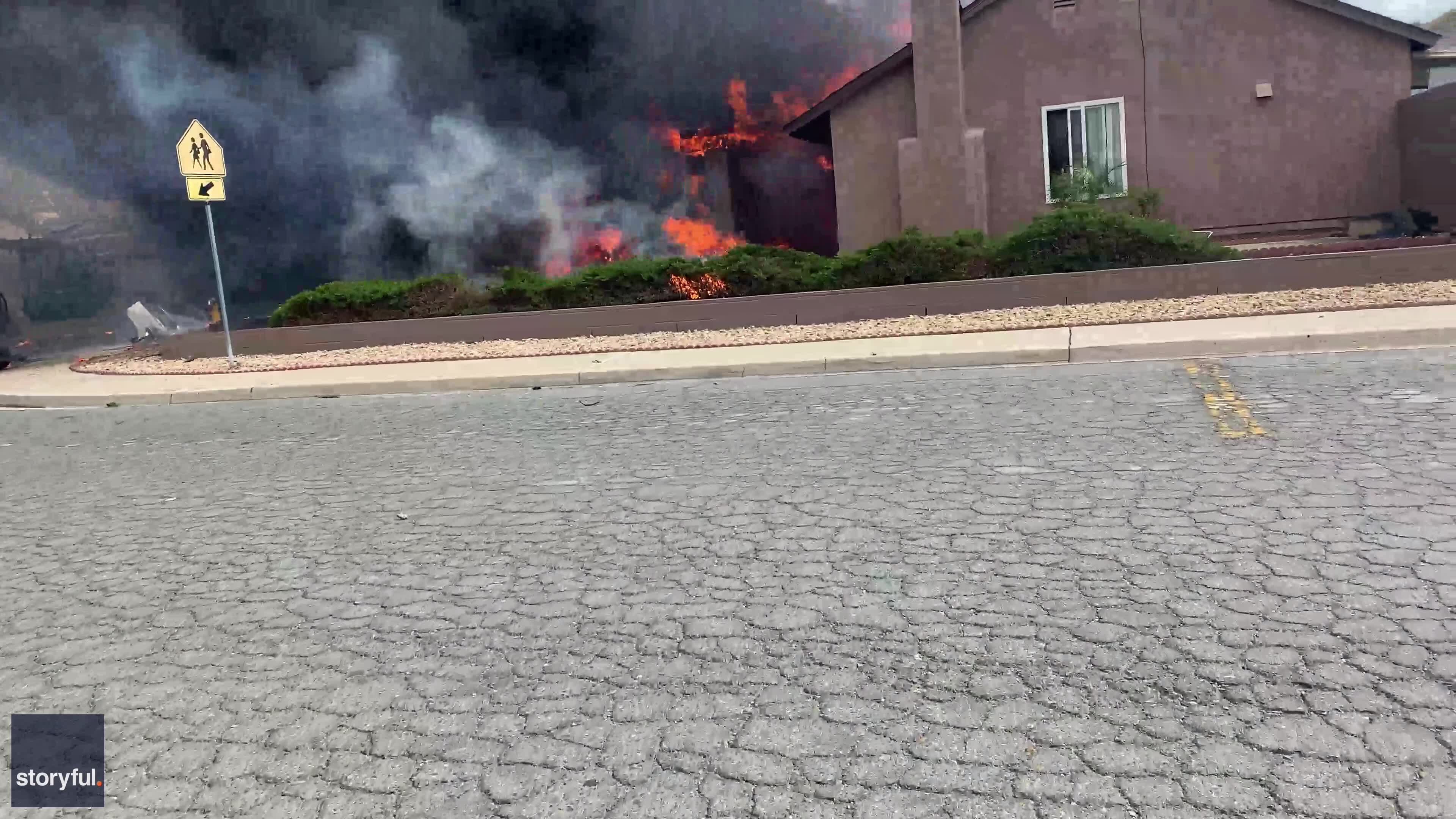 Witnesses Rescue Woman From Burning Home After Plane Crashes in San Diego Suburb