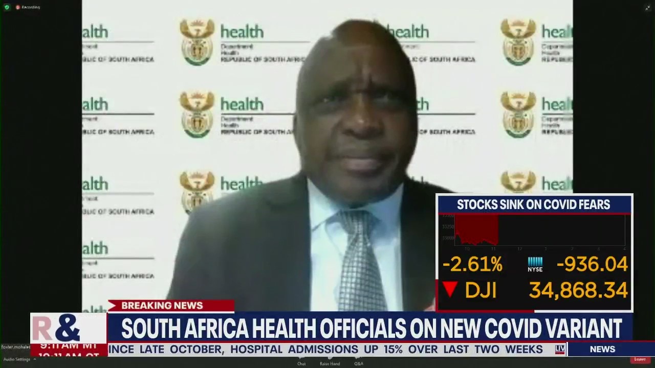 South African Health Minster gives briefing on new COVID-19 variant identified in country