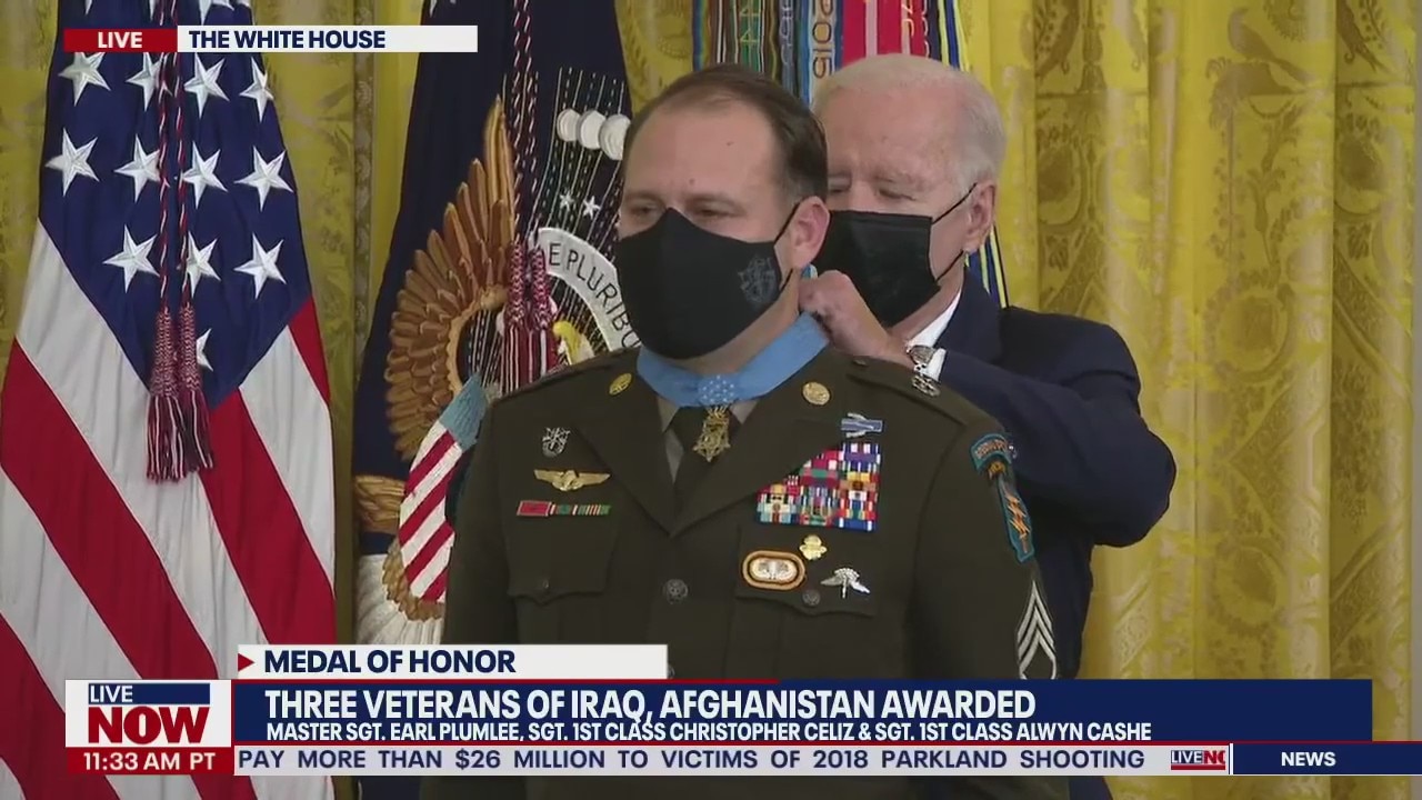 Full ceremony: Biden awards Medal of Honor to 3 US soldiers