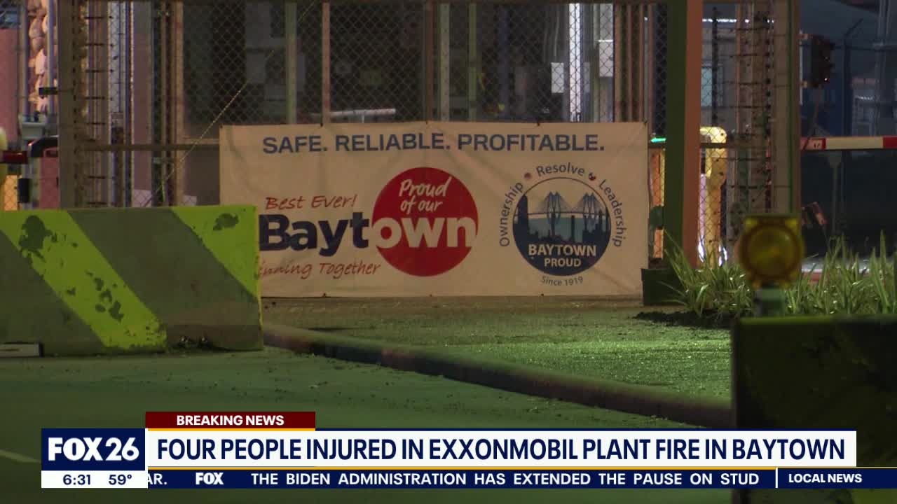 4 people hurt in ExxonMobil plant explosion in Texas