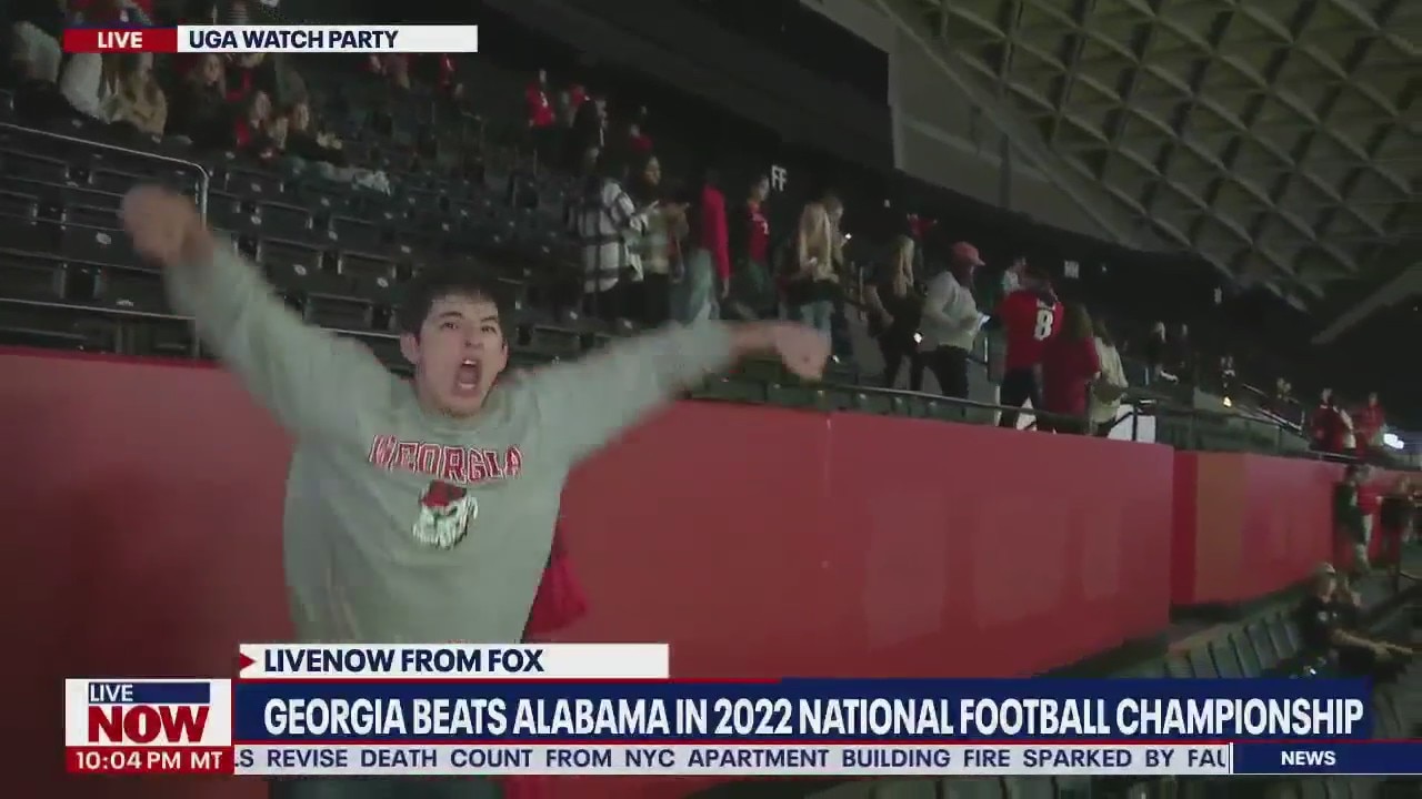 Georgia beats Alabama in 2022 National Football Championship