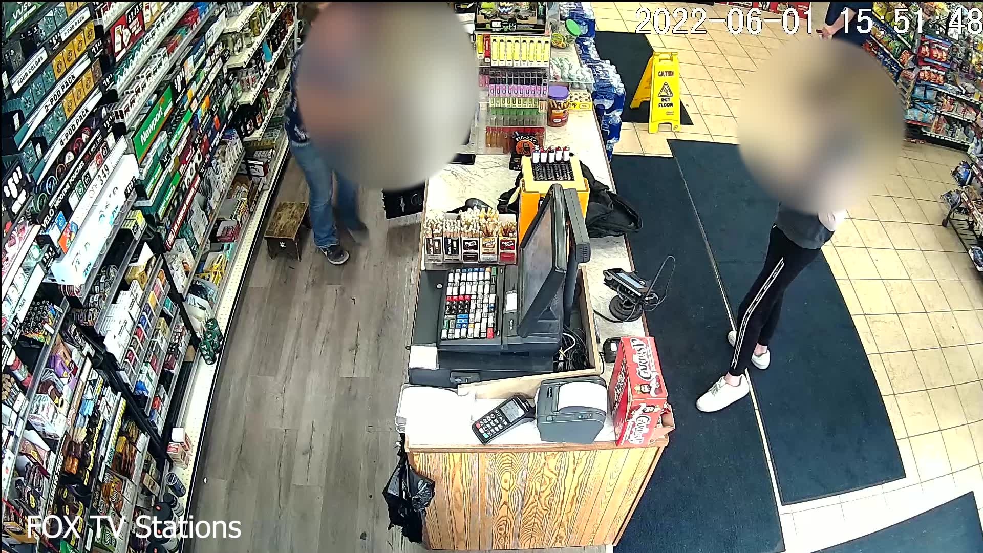 Watch 12-year-old suspect in gas station robbery
