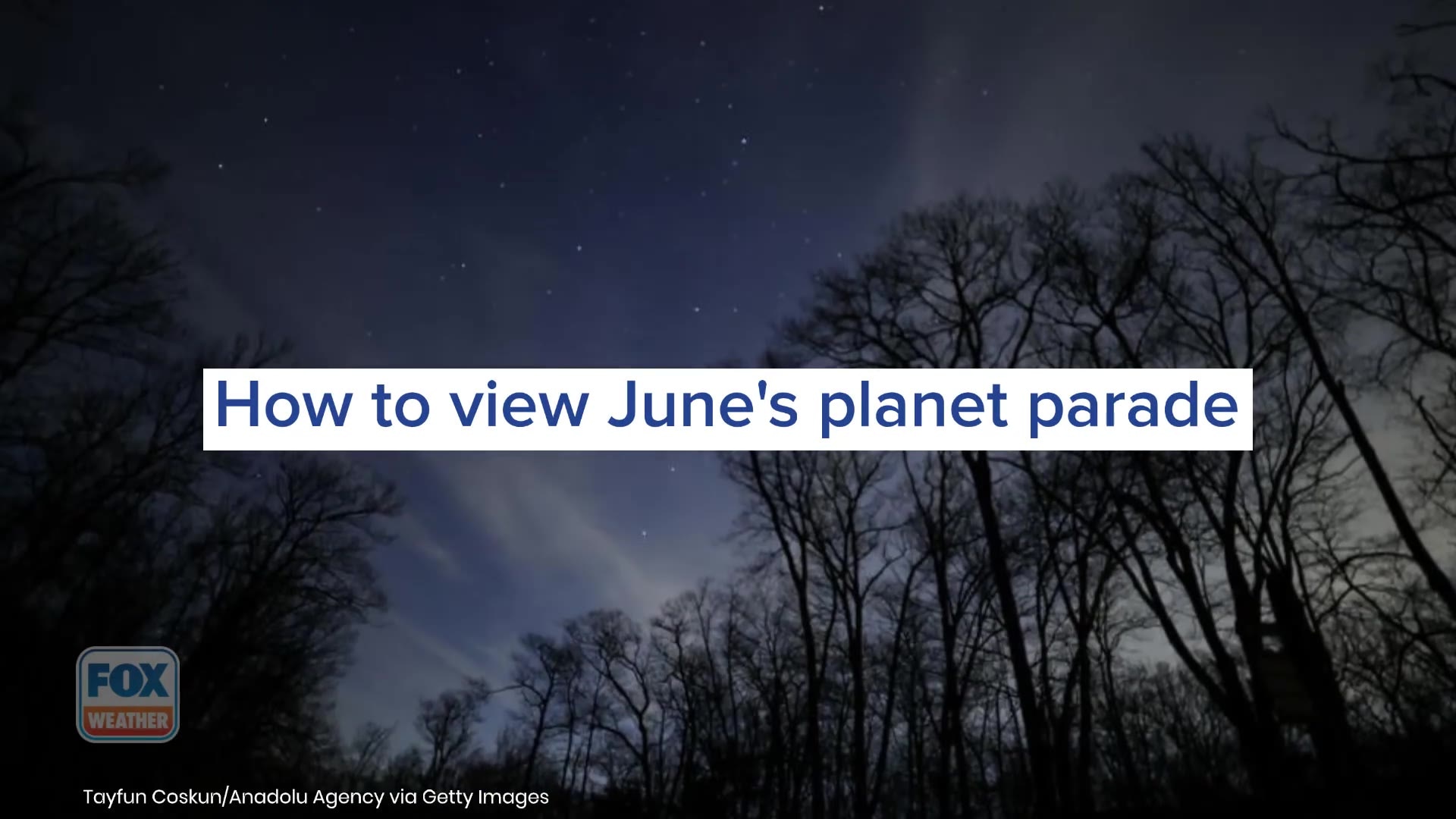 How to view June's planet parade
