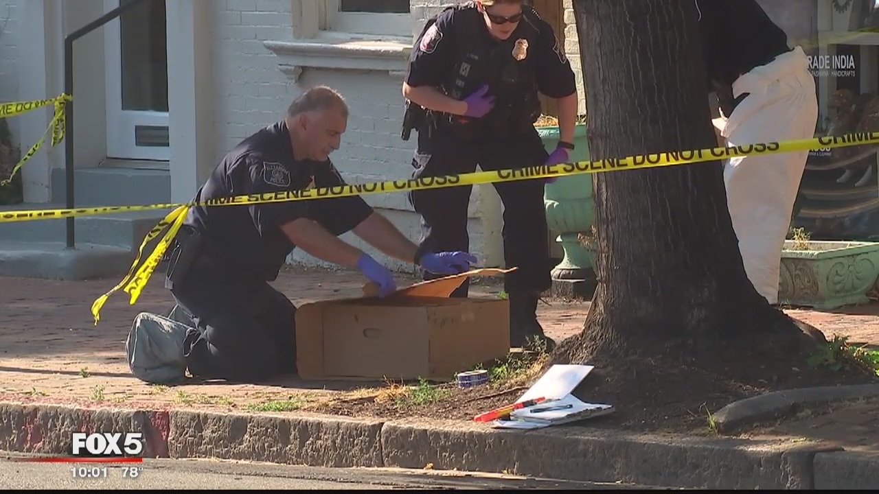 Man charged with murder after body found inside Old Town Alexandria business