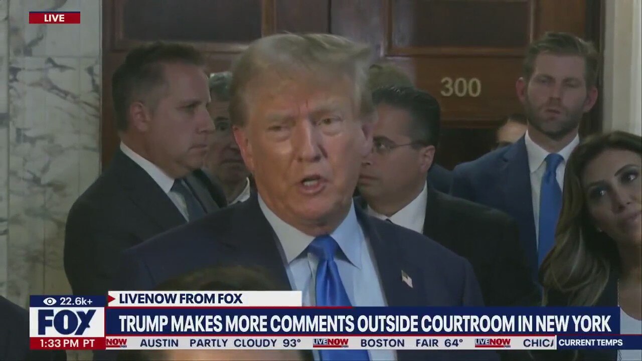 Trump sounds off after fraud trial