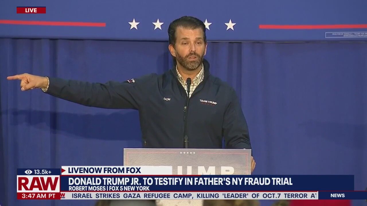 Don Jr. to testify in father's fraud trial