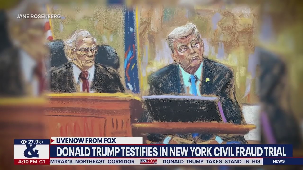 Trump testifies in civil fraud trial in New York