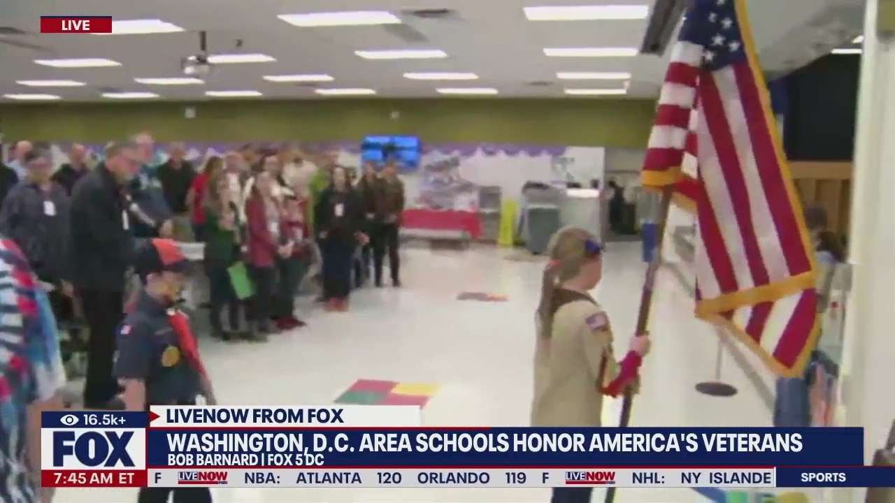 D.C. area schools celebrate Veterans Day