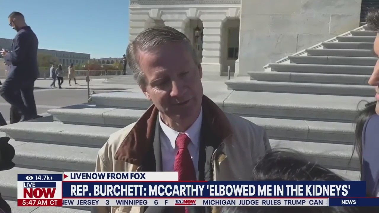 Burchett: McCarthy 'elbowed me in the kidneys'
