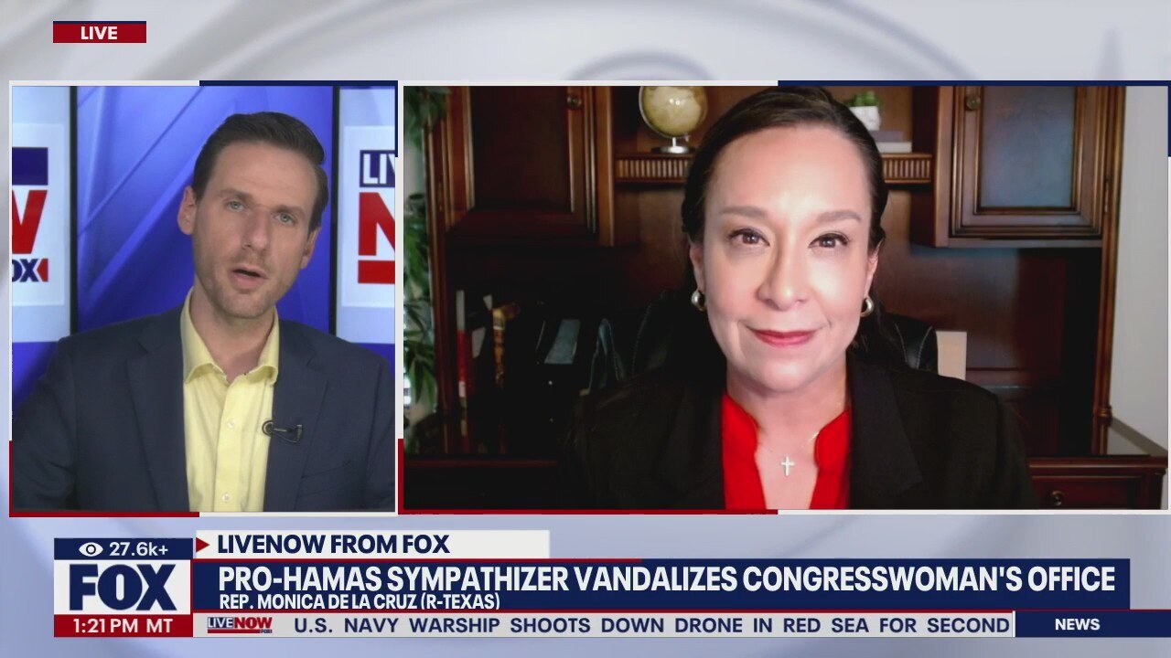 Congresswoman's office vandalized by pro-Hamas group