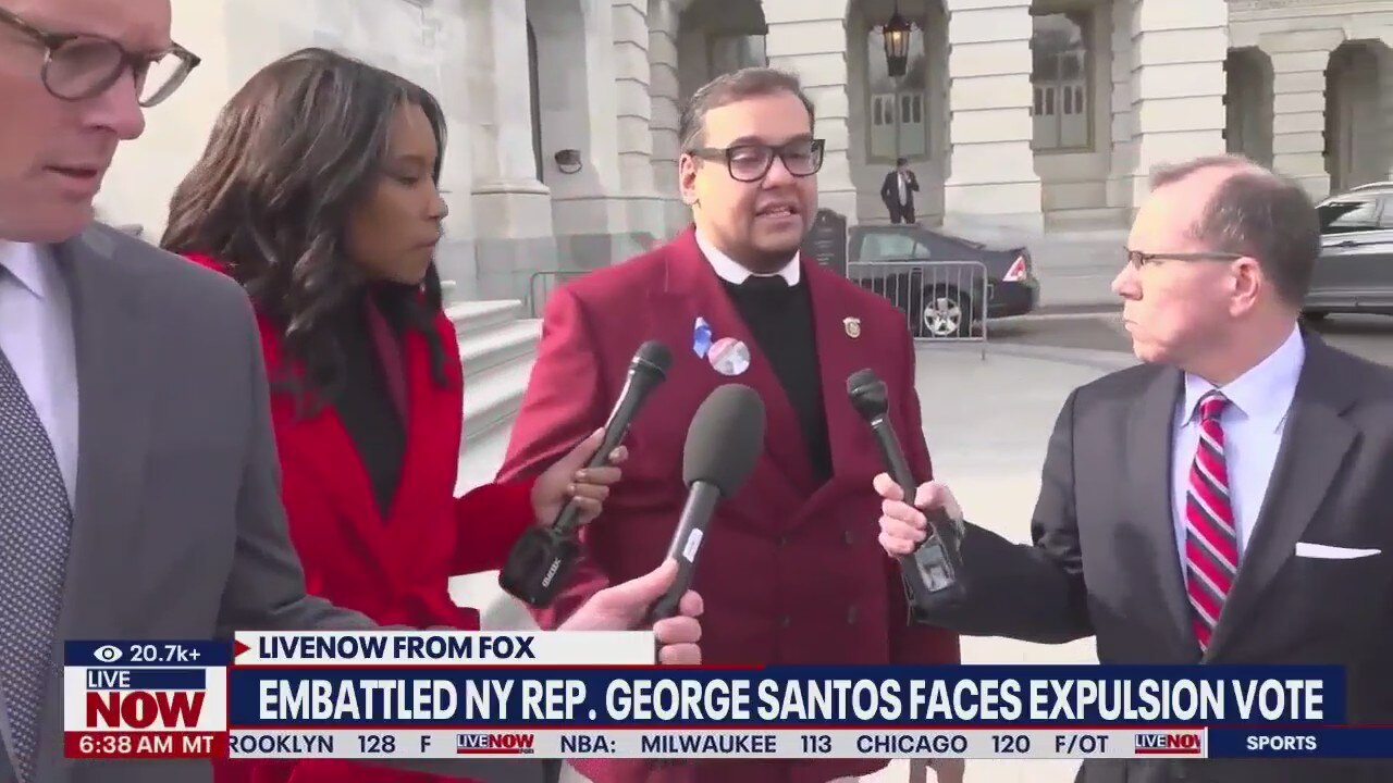 Embattled NY Rep. Santos faces expulsion