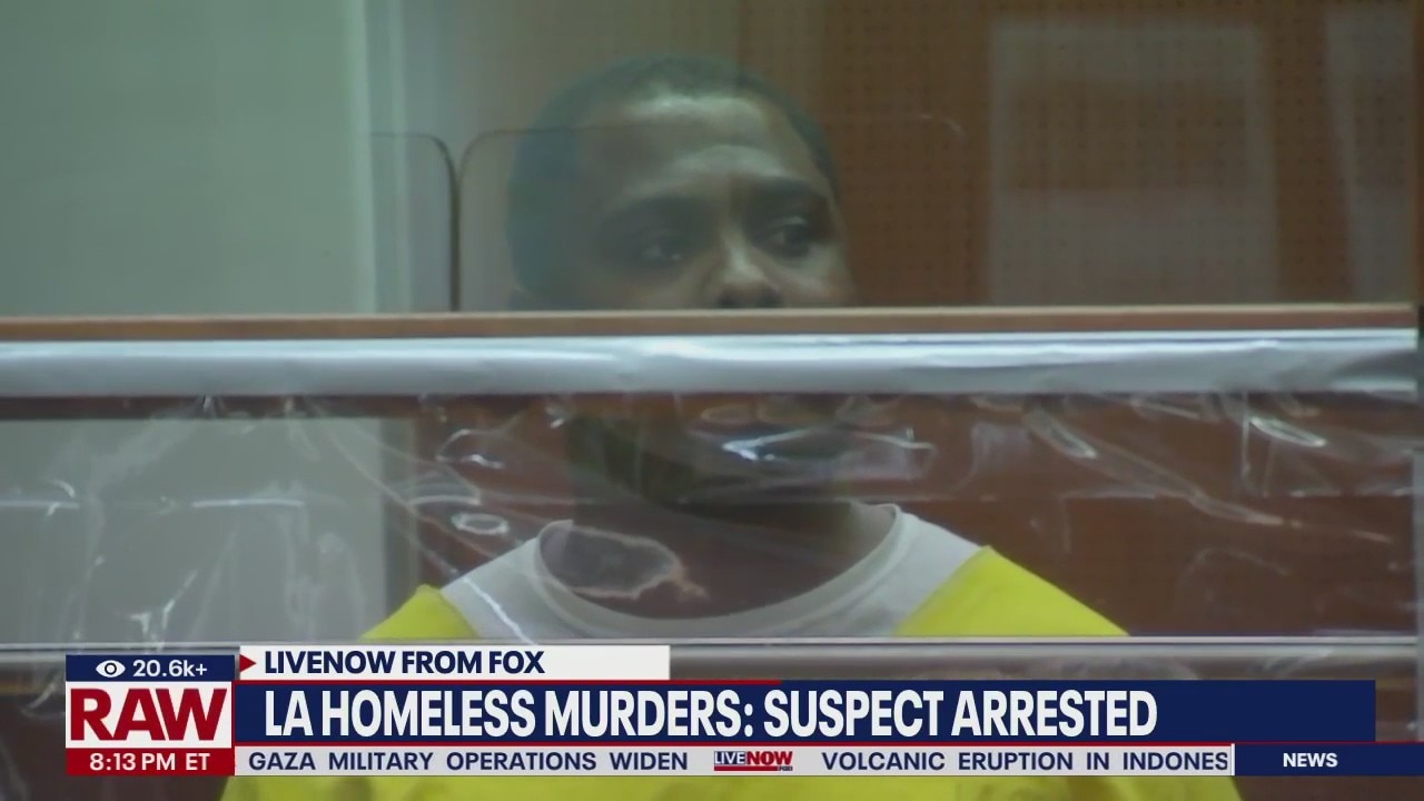 Man charged in fatal shootings of 3 homeless men