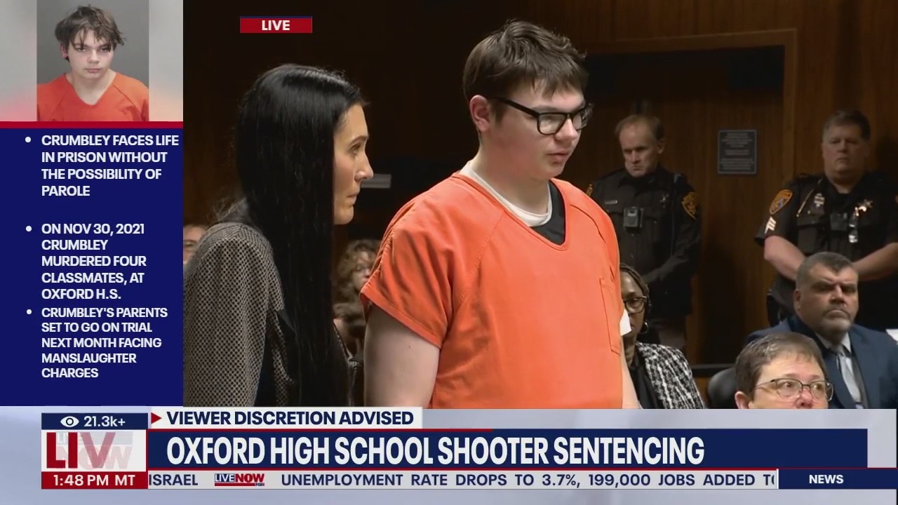 Ethan Crumbley speaks in court ahead of sentencing