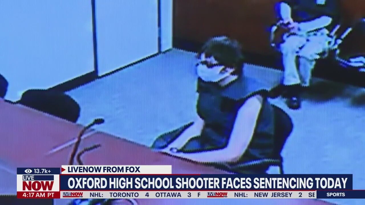 Oxford school shooter sentencing today