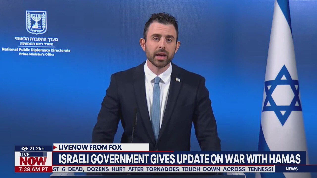 Israeli Government update on war with Hamas