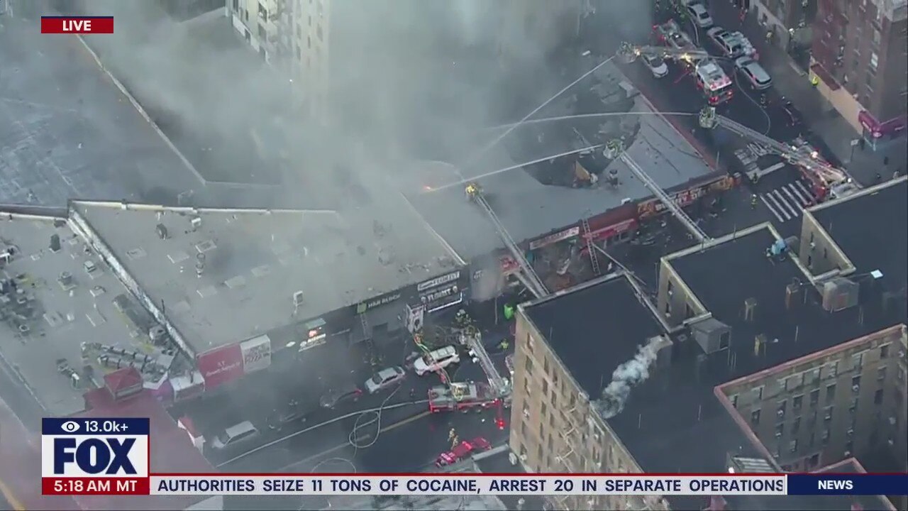 Bronx fire rips through several businesses