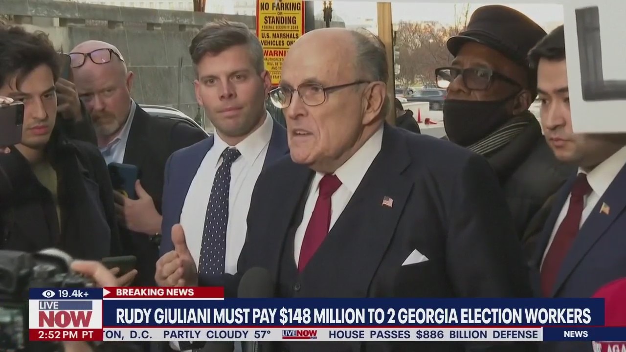 Rudy Giuliani ordered to pay $148 million in damages