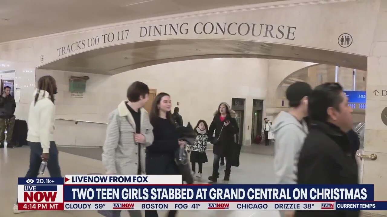 2 girls stabbed at Grand Central on Christmas Day