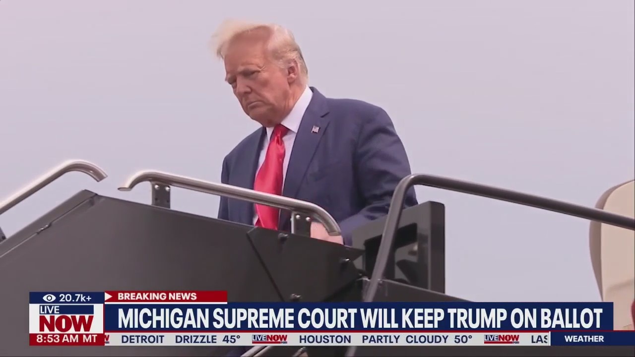 Michigan Supreme Court will keep Trump on ballot