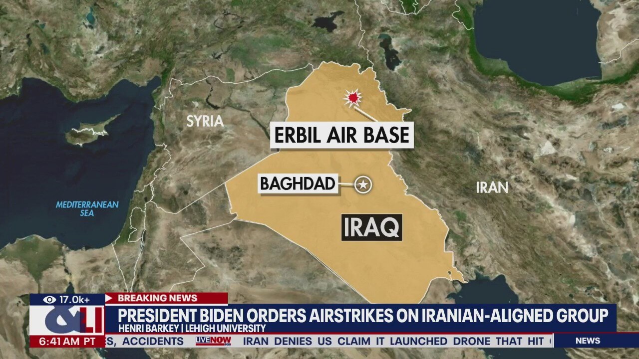 Biden orders airstrikes on Iranian-aligned group