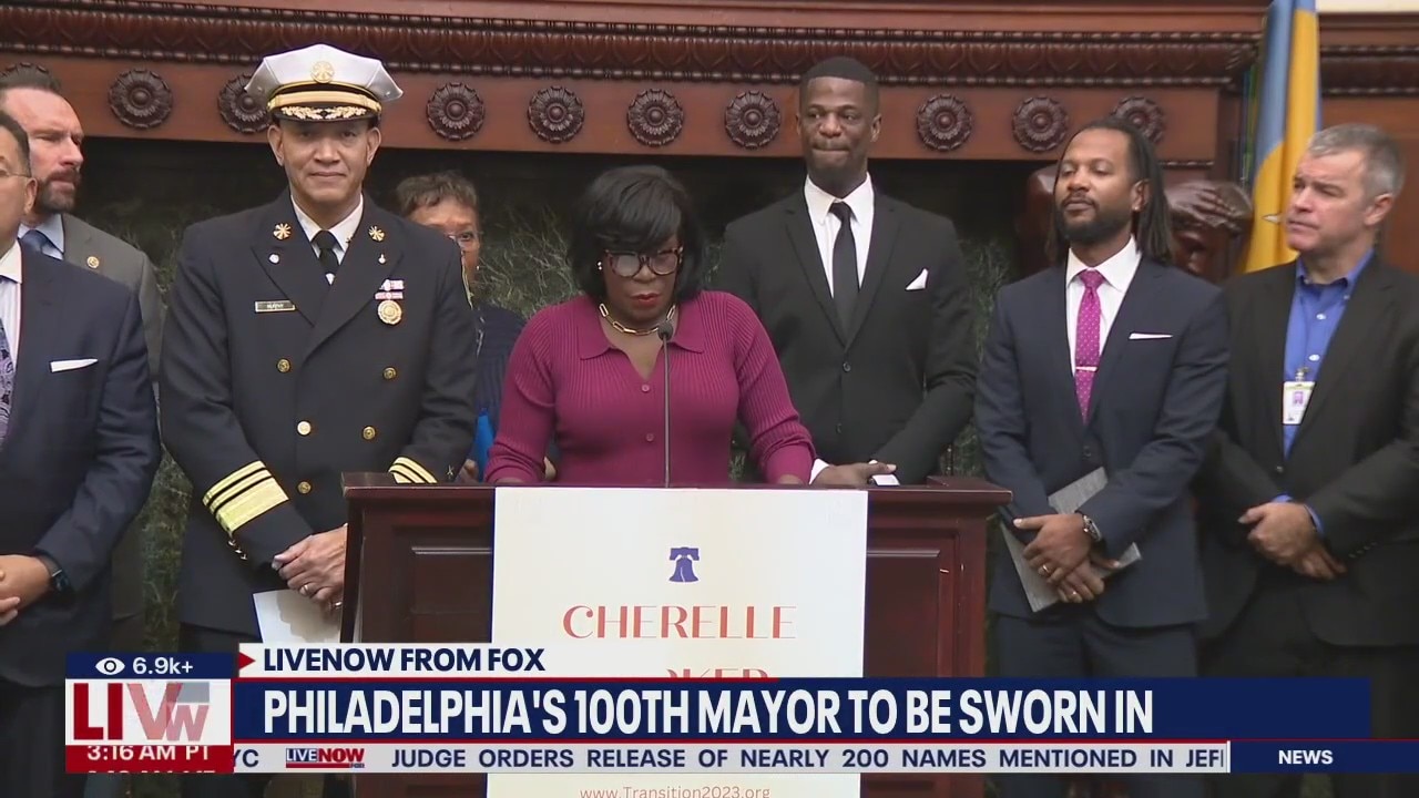 Philadelphia to swear in first woman mayor