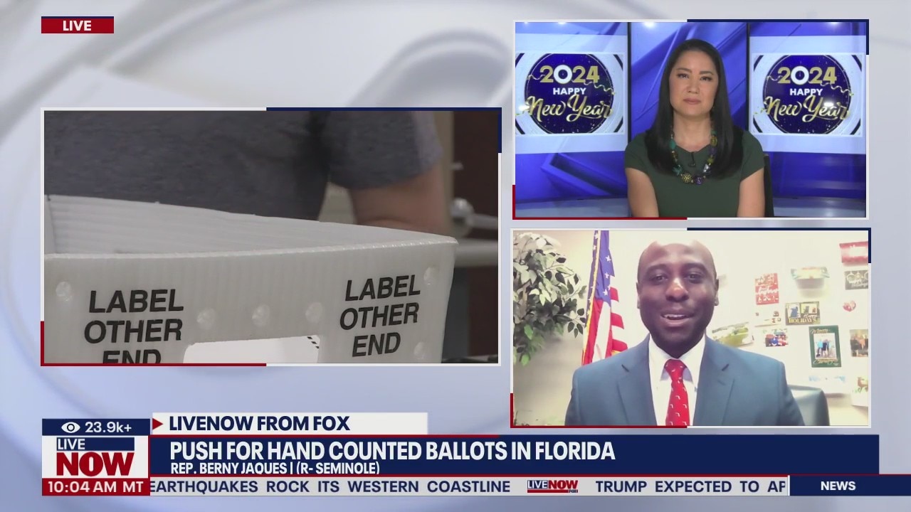 FL lawmaker pushes for hand counted ballots