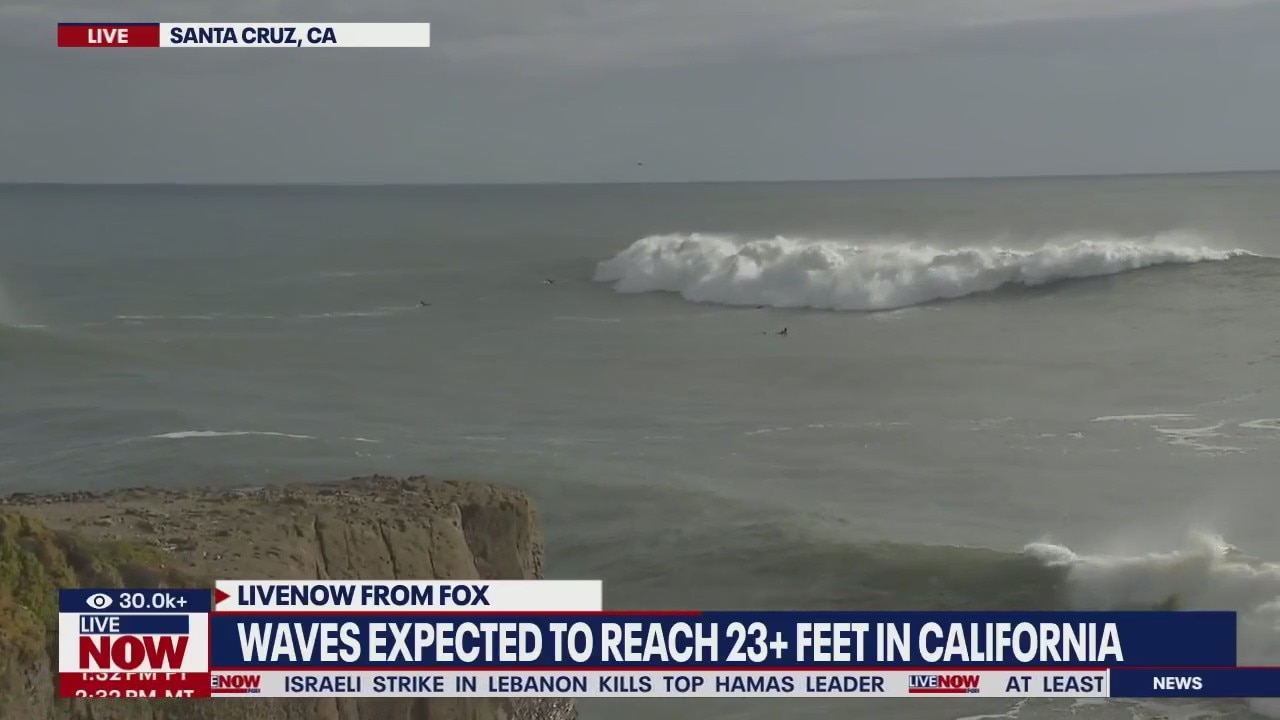Massive waves forecast along California coast
