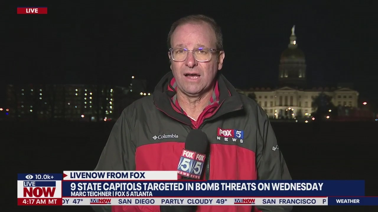 9 state capitols targeted with bomb threats