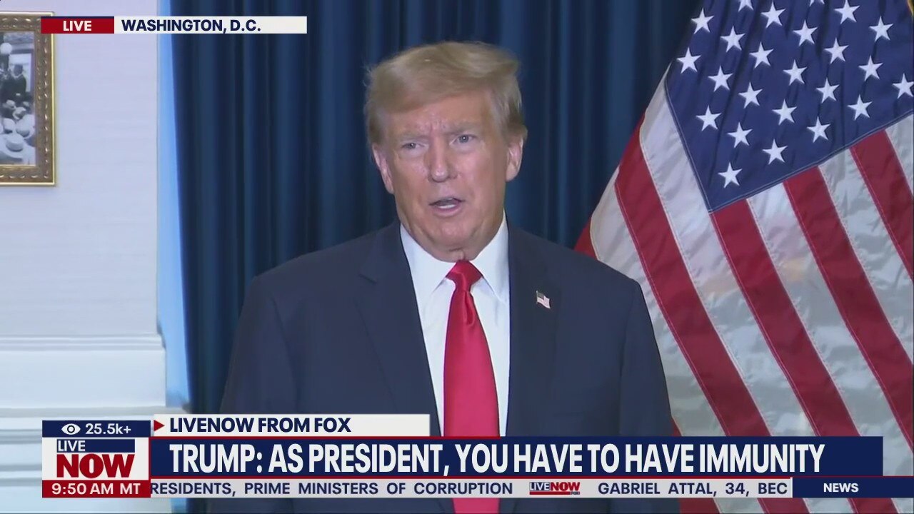 Trump: All Presidents have to have immunity