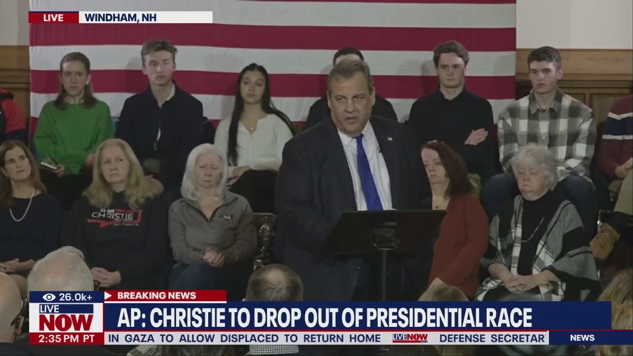 Chris Christie drops out of 2024 presidential race