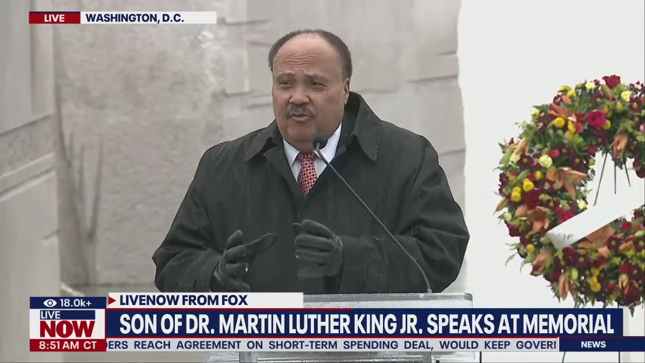 Son of Martin Luther King Jr. honors legacy