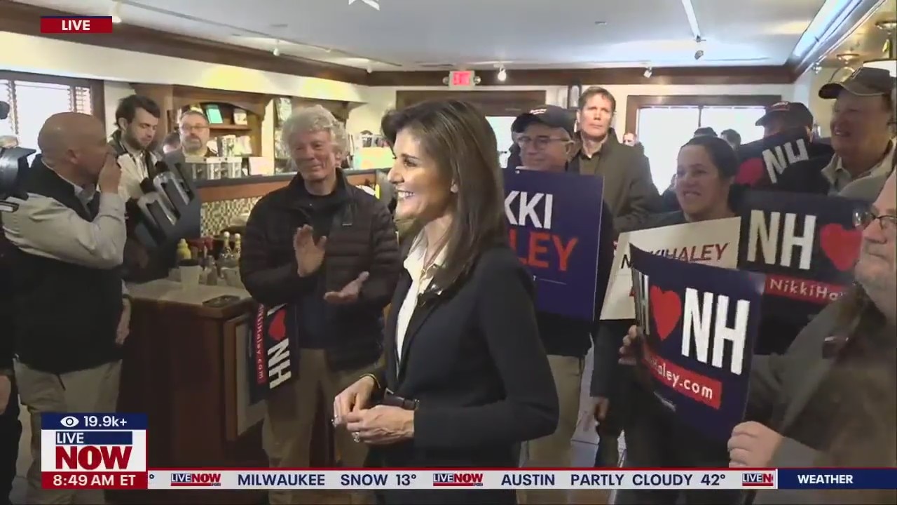 Haley stumps in New Hampshire ahead of primary