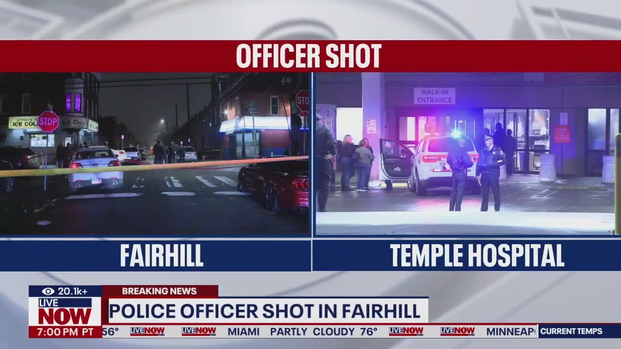 Philadelphia police officer shot: suspect dead