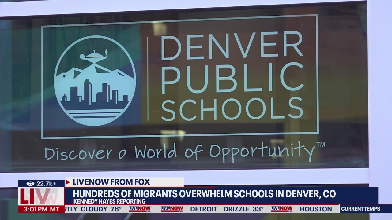 Migrants overwhelm school system in Denver, Colorado