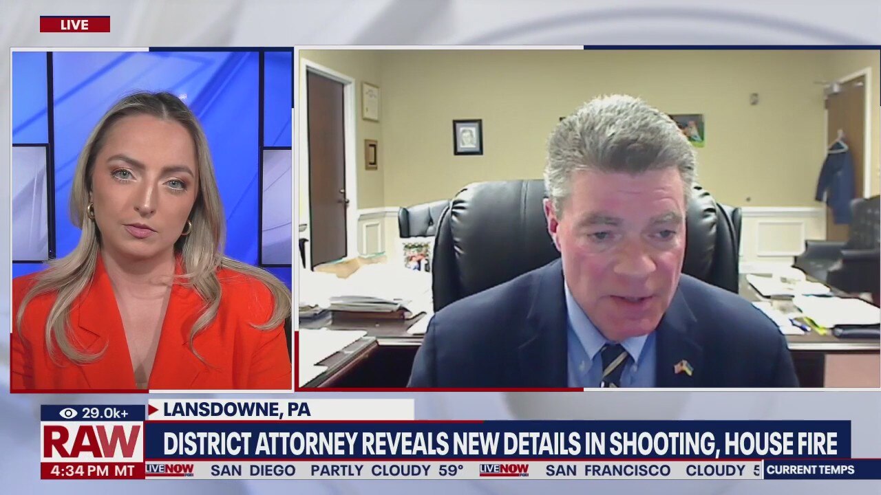 DA reveals new details in shooting, house fire near Philadelphia