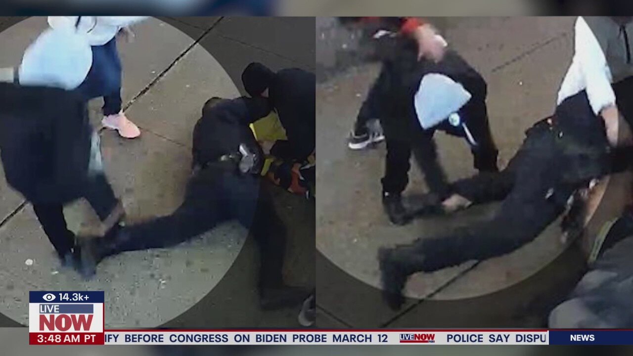 Migrants charged in NYPD assault in court