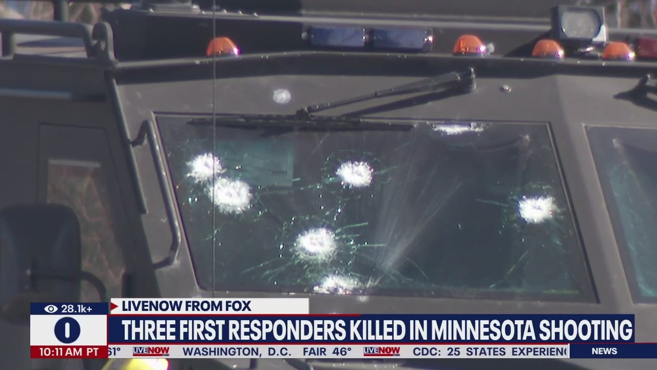 Suspect & three first responders dead
